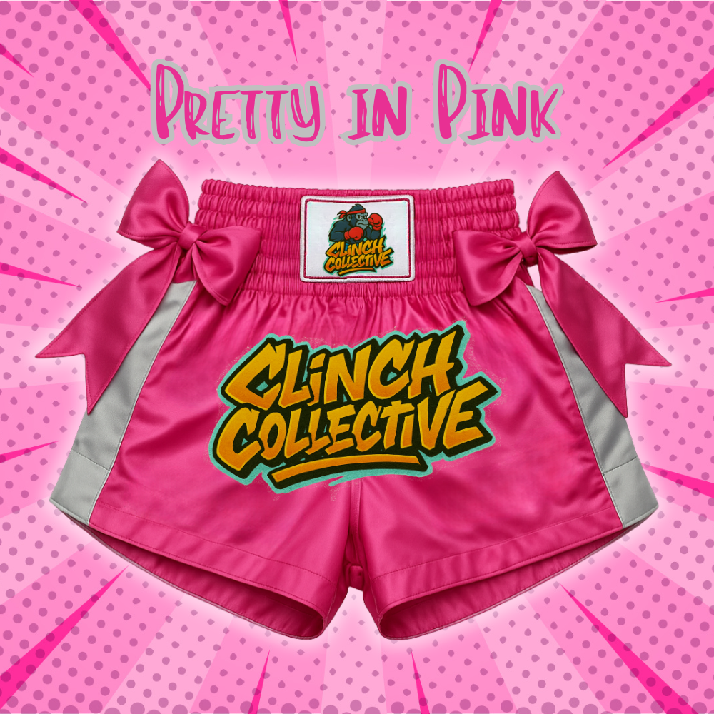 Pretty in Pink Muay Thai Shorts (arrives 20 Dec)